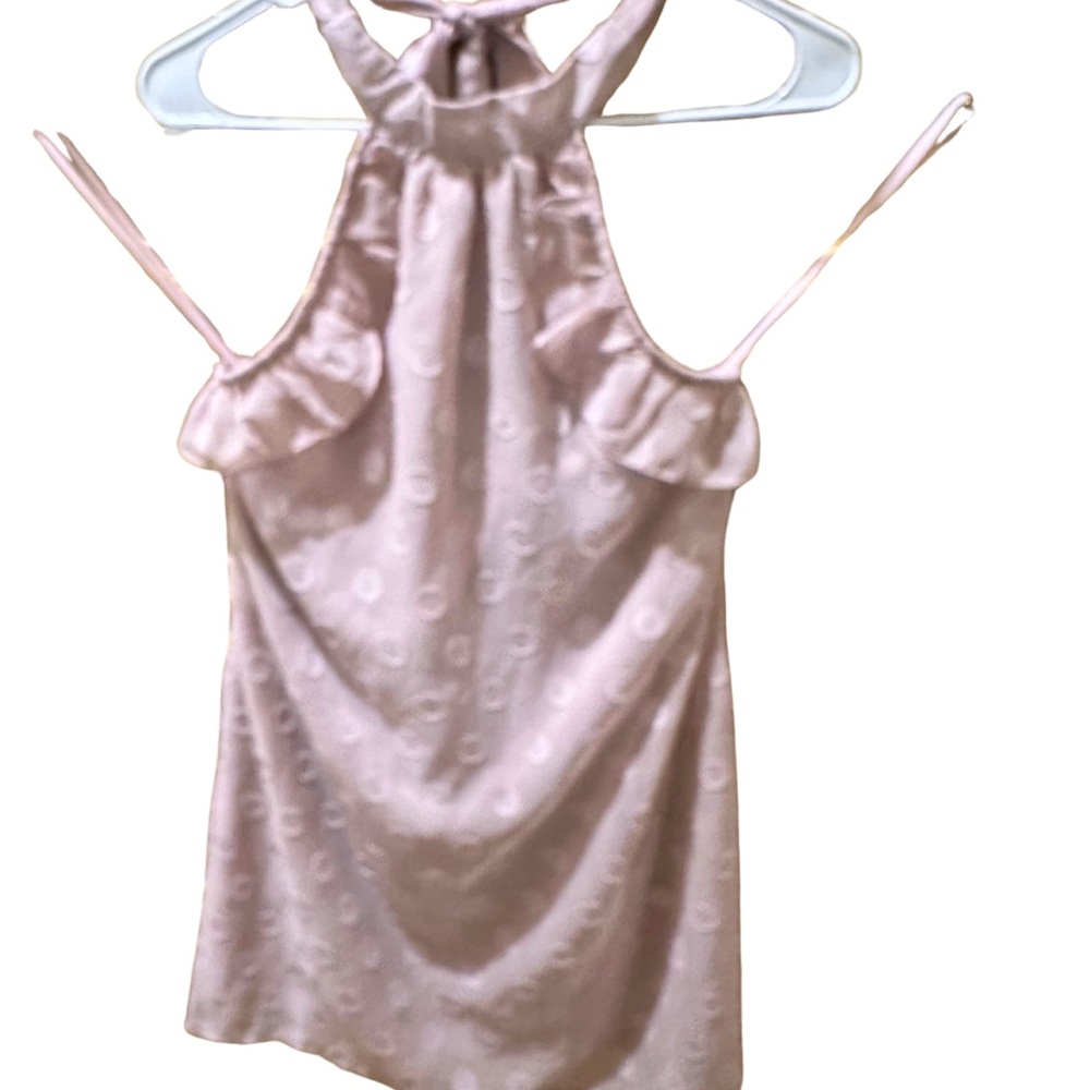 NWT She + Sky Light Mauve Sleeveless Halter Dress - Small